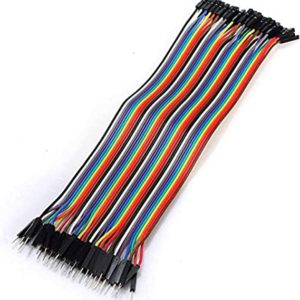 Dupont Male to Female Jumper Wire Cable, 2.54mm 1P-1P, 20cm Arduino, 40 Pieces
