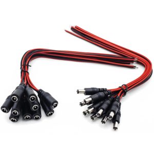 DC Power Cable 12V 5A Plugs