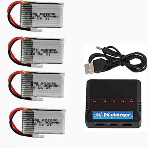3.7V 300mah LiPo Battery With Charger