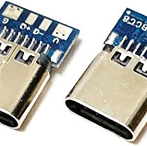 USB Type-C Connector PCB Female Socket Vertical Shield Board 14pin