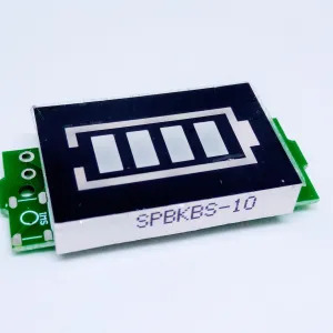 Single 11.1V Lithium Battery Capacity Indicator Module (Blue Display Battery Power)