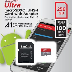 256 Gb Ultra Memory Card With Adapter