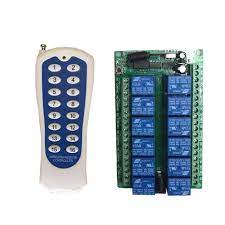 12V 16CH Wireless Remote Switch Relay 16 Channel Relay Module 12V 433MHz/315MHz Remote Control Module
