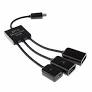 Generic Micro USB OTG Charger Hub 3 Port