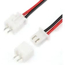 2 Pin Connector JST-PH-2.0 Male-Female connector set of 2 (2mm Pitch)