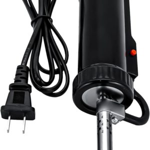 HighTop Automatic Desoldering Pump Vacuum Solder Sucker Tool Portable AC110V 30W Electric Desoldering Gun Repair Solder Removal Tool Solder Sucker Iron Tin for DIY with 3 Soldering Suction Tips