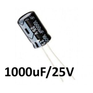 Electrolytic Capacitor – 1000µF 25V
