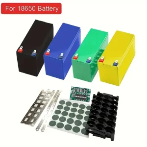 Battery Case Holder for 12V 7Ah – DIY Battery Pack Storage Box (18650 Cells)