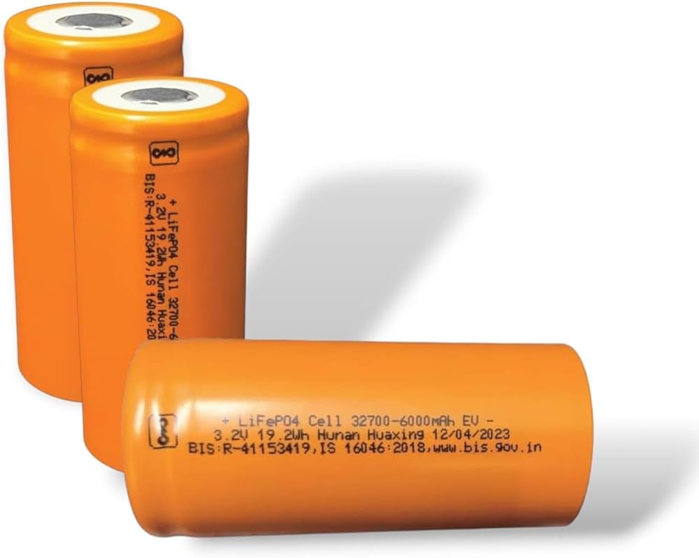 NeoGiga LiFePO₄ 32700 – 6000mAh 3.2V Rechargeable Battery Cell 1 LiFePO₄ 32700 – 6000mAh 3.2V Rechargeable Battery Cell