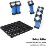18650 Li-ion Battery Holder – Anti-Vibration Safety Plastic Bracket (18.5mm Diameter)